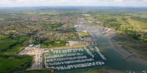 Sky photo lymington marina