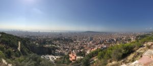 Barcelona view from Bunkers