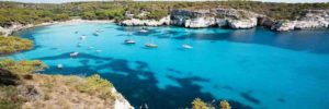 Minorca bay Yachts anchor