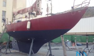 classic steel Yacht